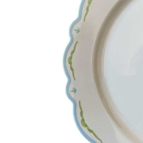 Lillian August French Farmhouse Floral Melamine Dinner Plates 11in Set of 4 New - Picture 10 of 15